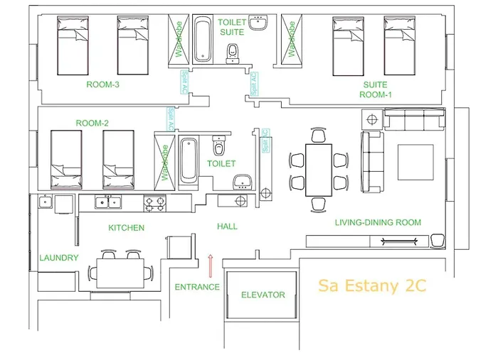 Sa Coromina & Sa Estany - 1 Min To And Restaurants
